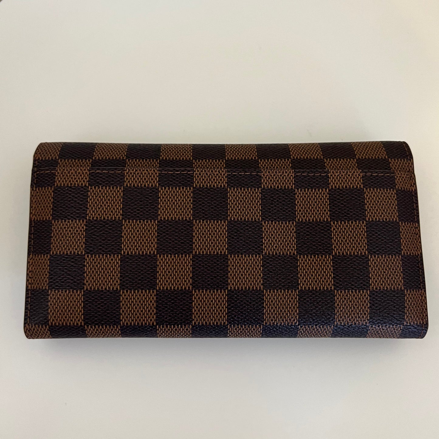 Brown Checkers Wallet