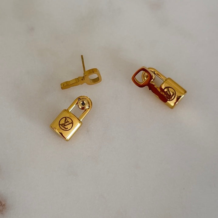 Lock Earrings