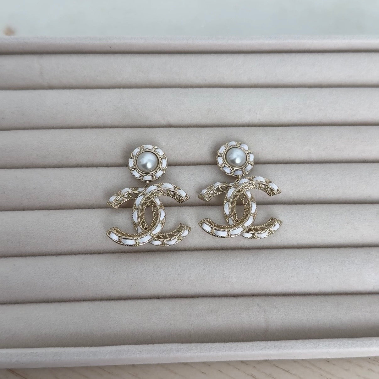 White Earrings