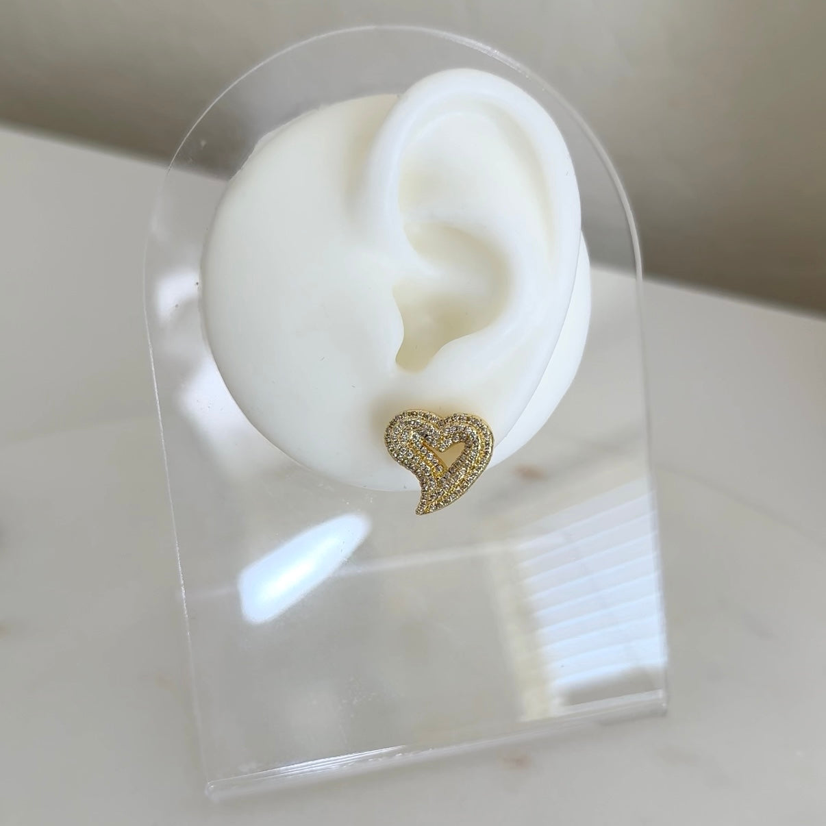 Heart Bling Earrings