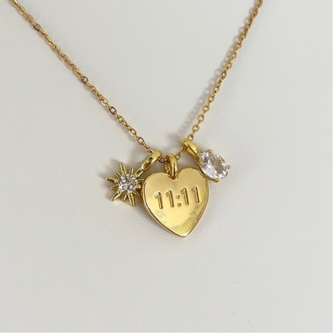 11:11 Necklace and Charms