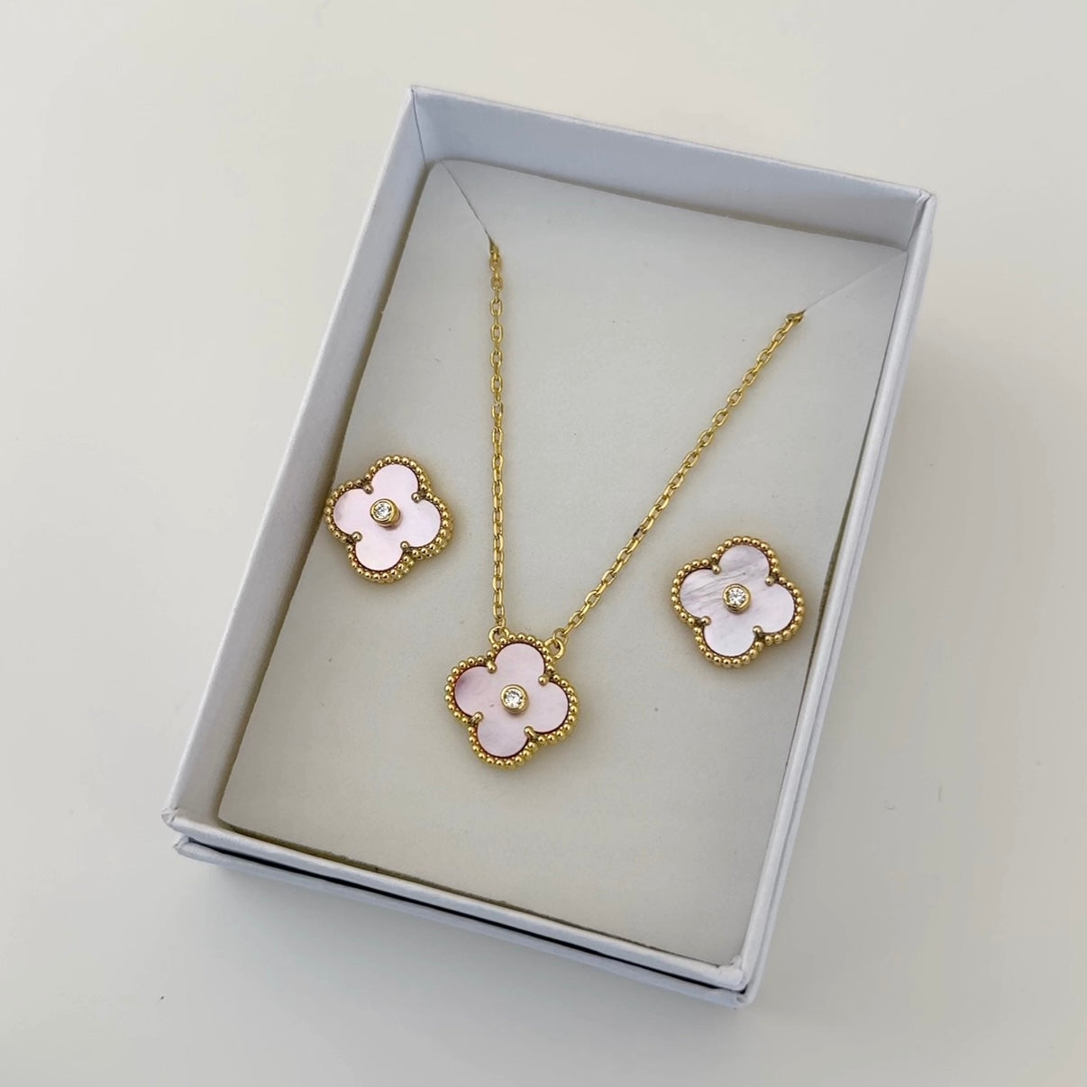 Lucky Pink Pearl Set