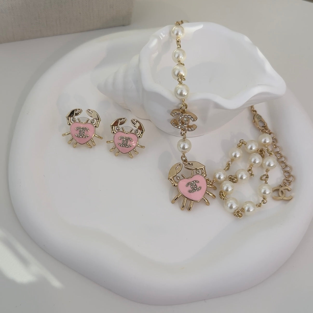 Pink Crab Jewels