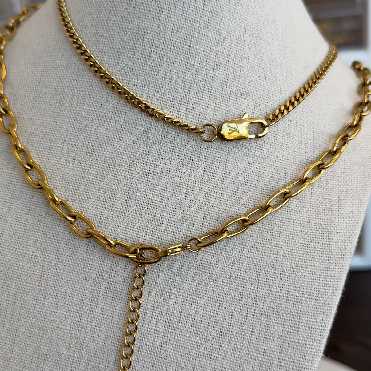 Double Lock Necklace