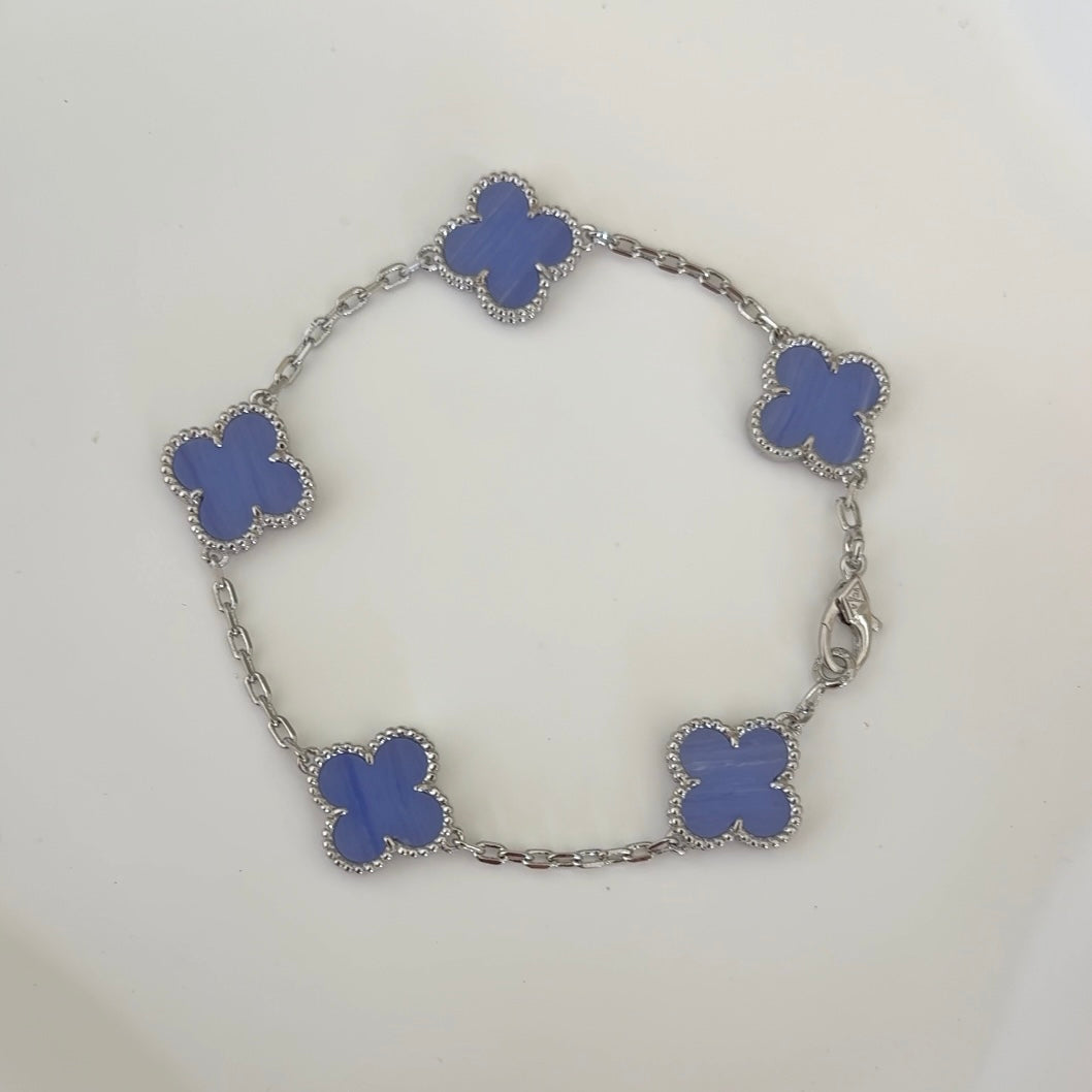 Lucky Bracelet Silver Lilac