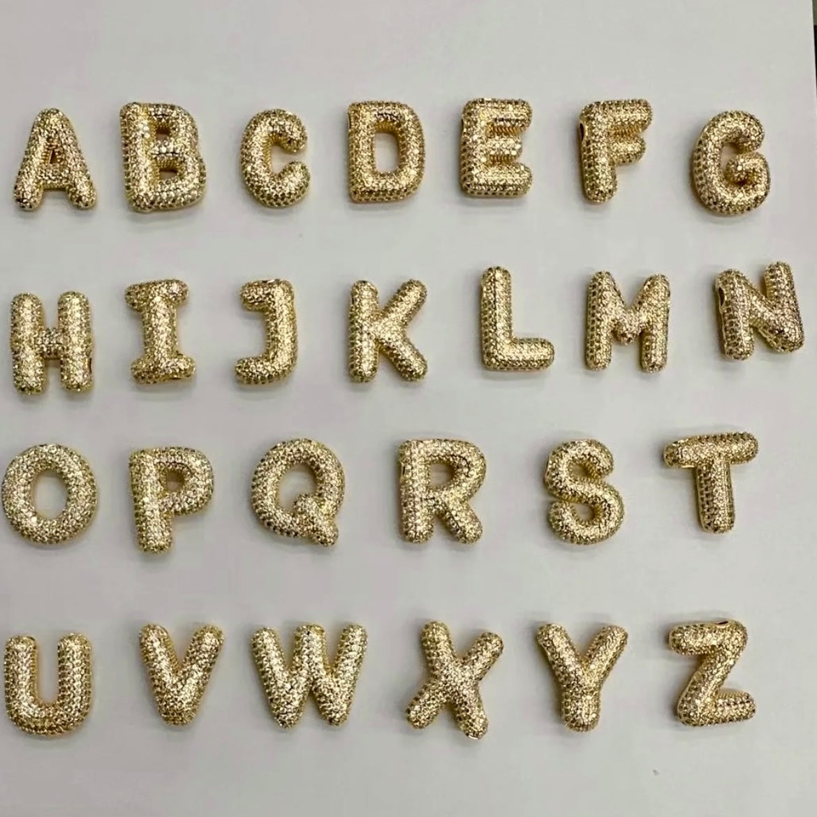 Bubble Initial Necklace