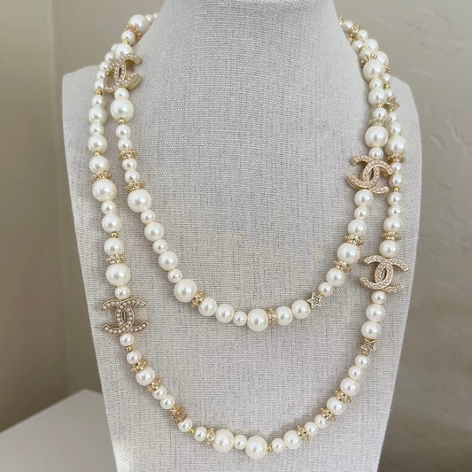 Long Pearl Necklace