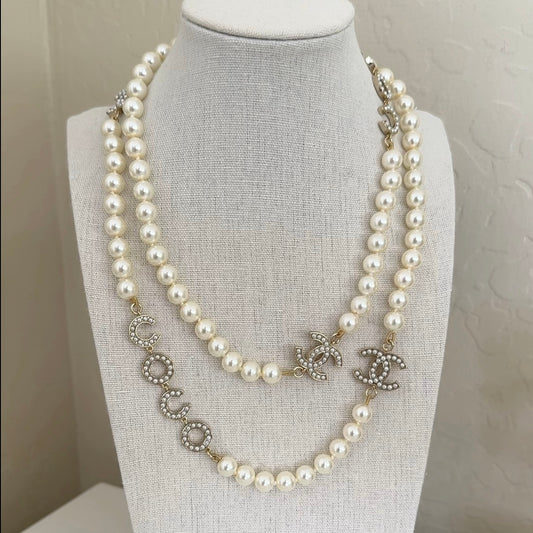 Long Pearl Necklace