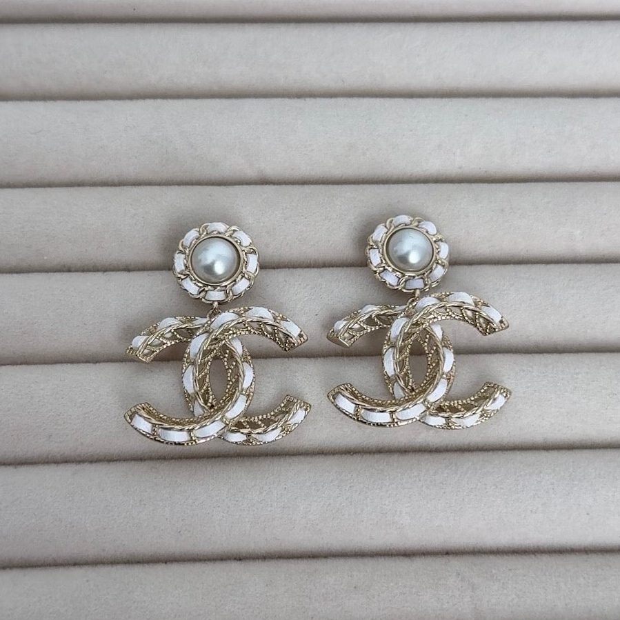 White Earrings