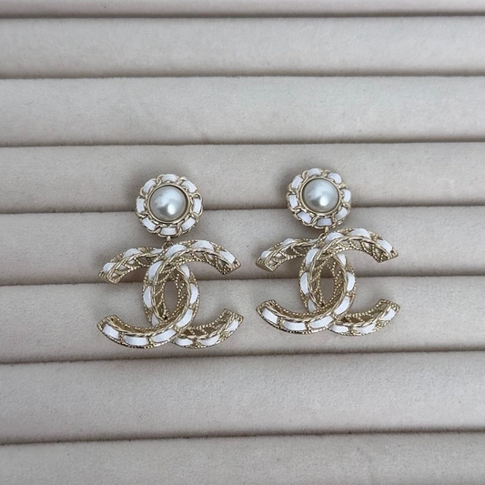 White Earrings