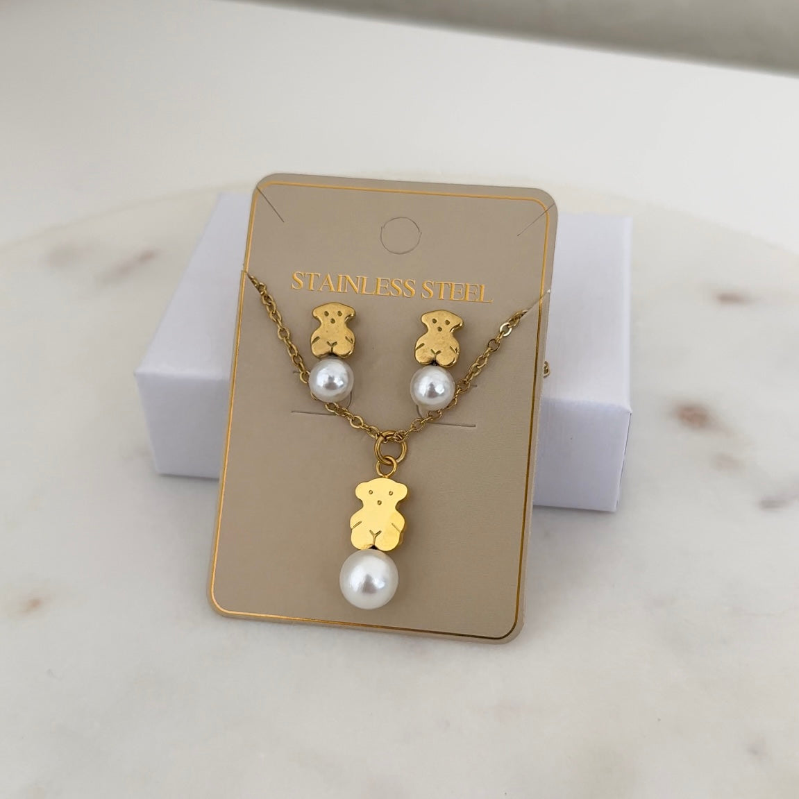 Bear Pearl Set