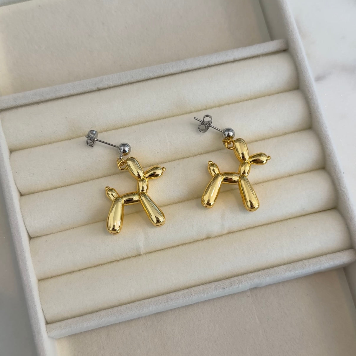 Balloon Dog Earrings