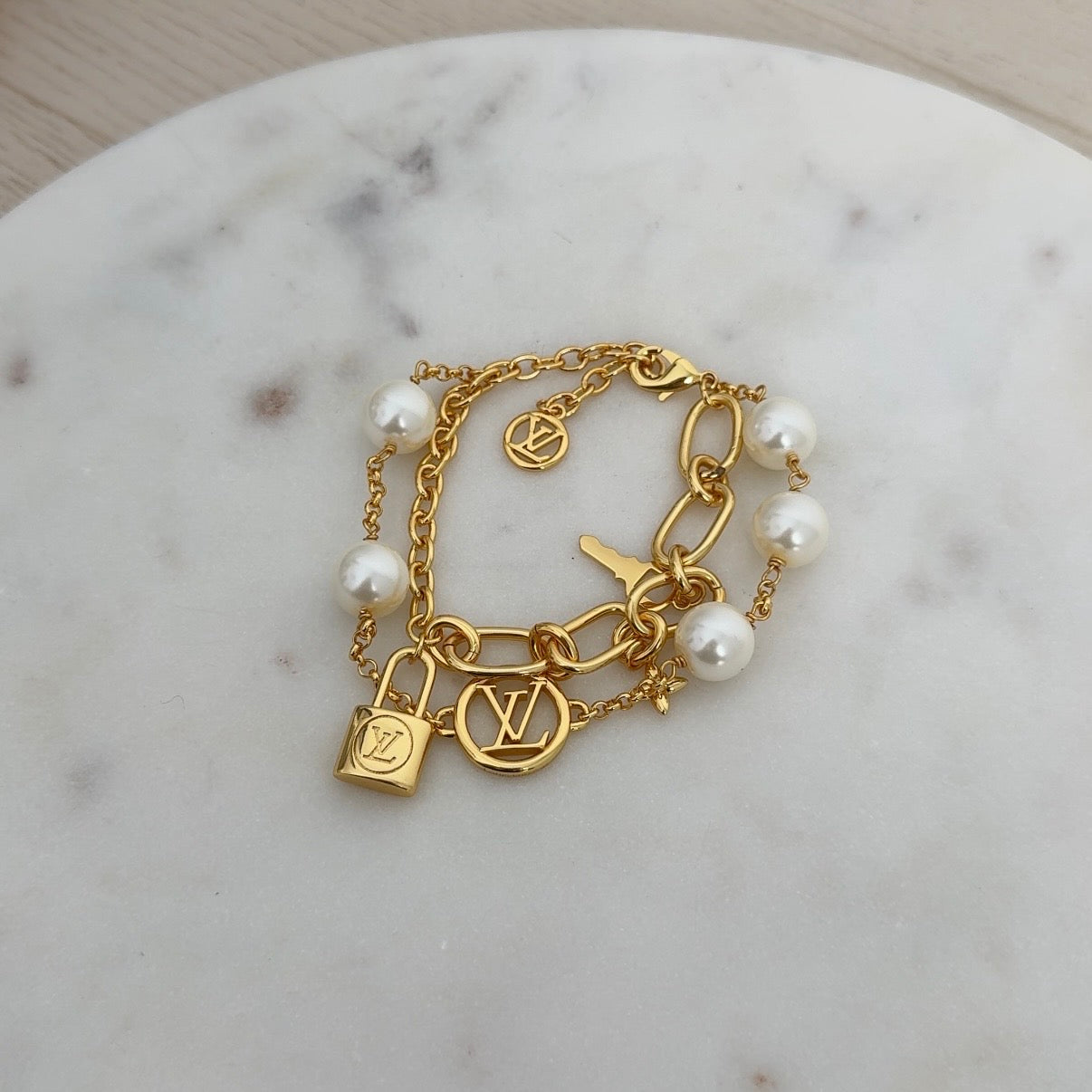 Pearl Charms Bracelet