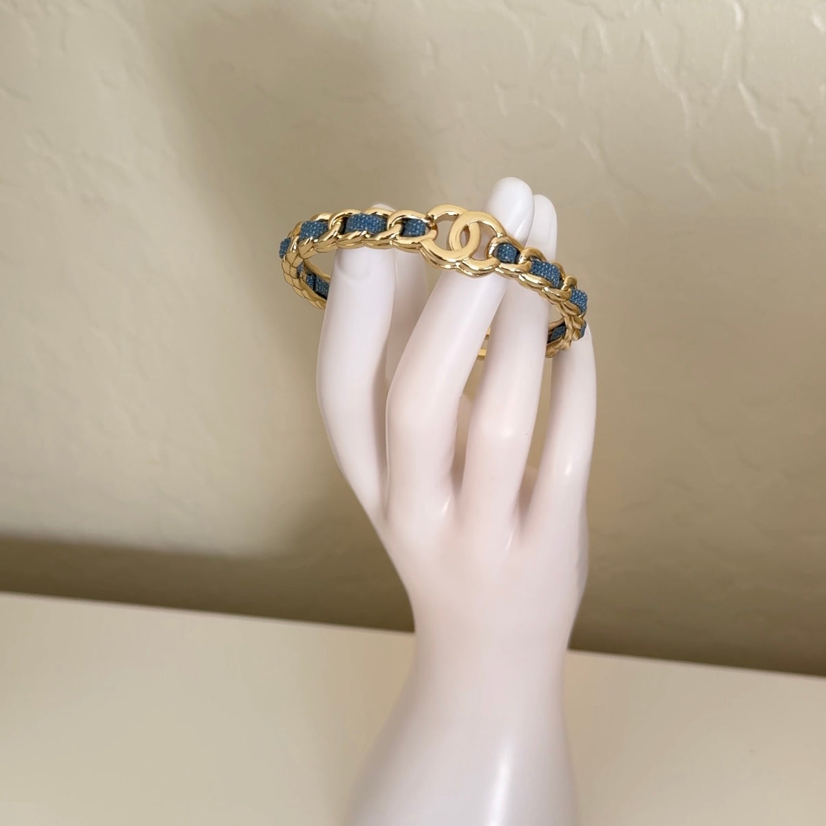 Denim Cuff Bracelet