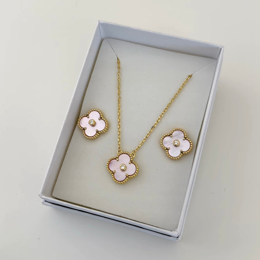 Lucky Pink Pearl Set