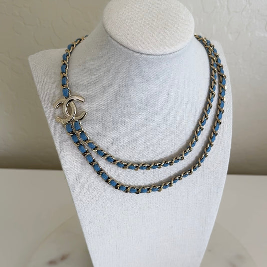 Denim Necklace