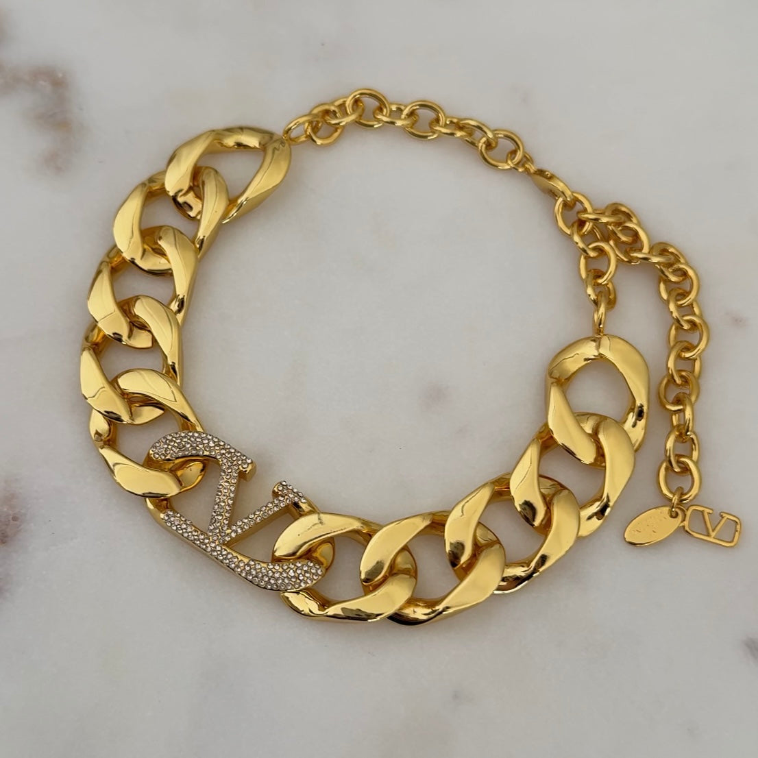 V Statement Necklace