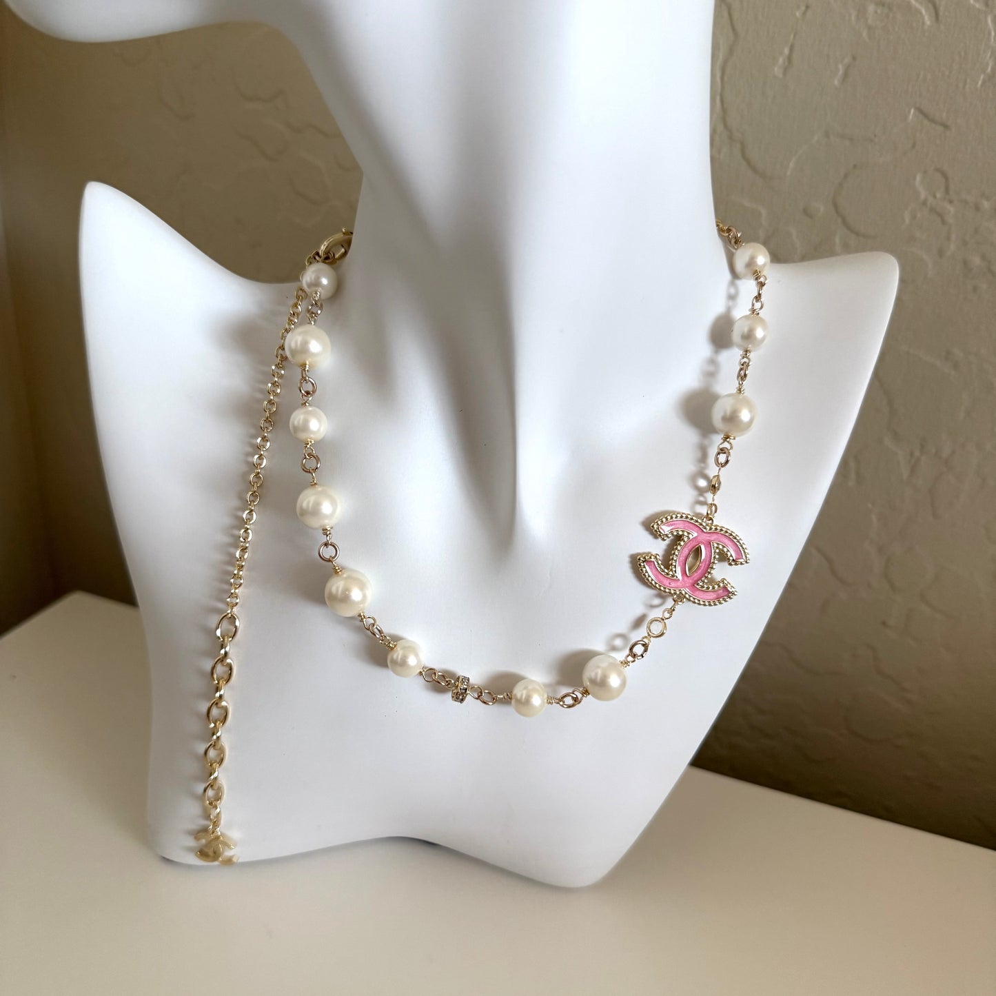 Pink Pearl Necklace