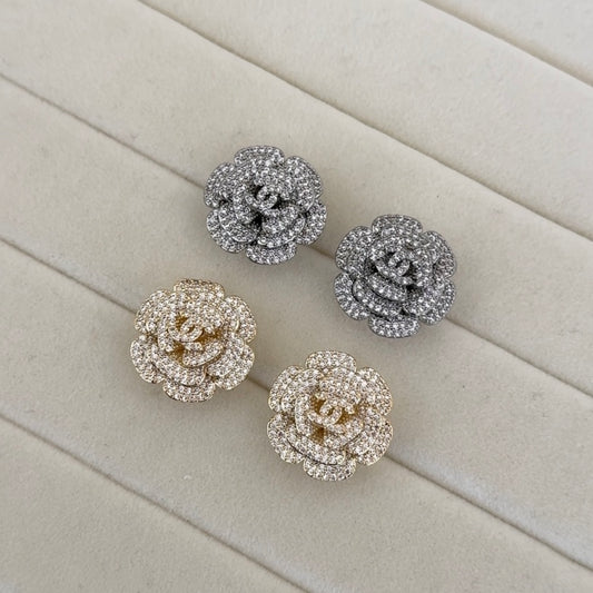 Statement Flower Earrings