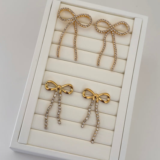 Bow Bling Earrings