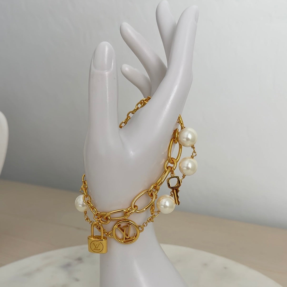 Pearl Charms Bracelet
