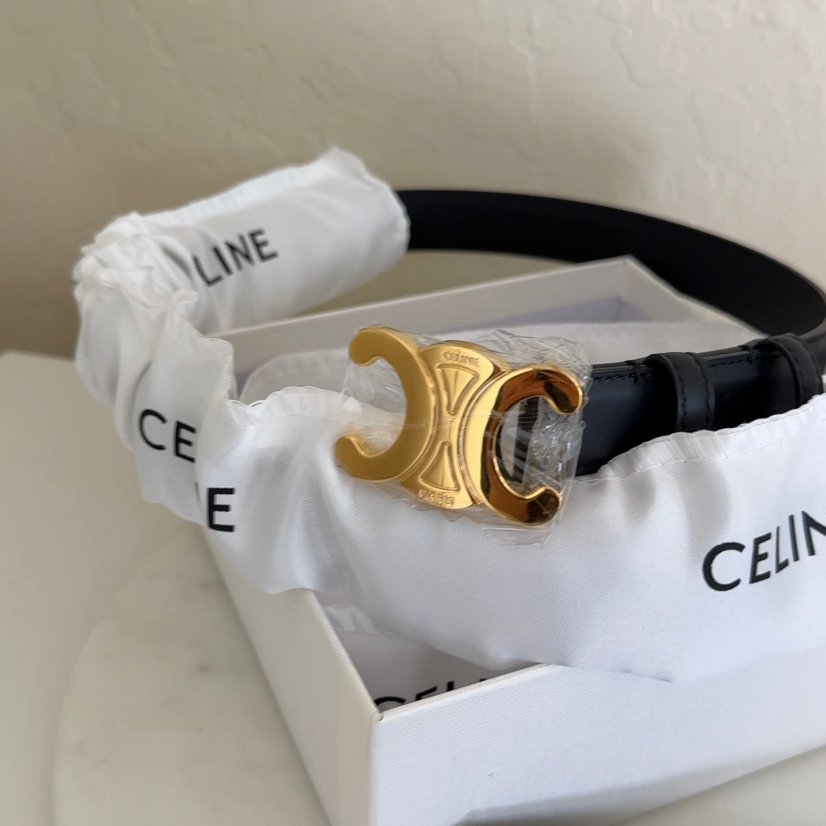 Real Leather Belt Size 95