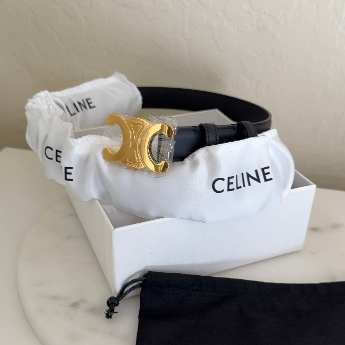 Real Leather Belt Size 95