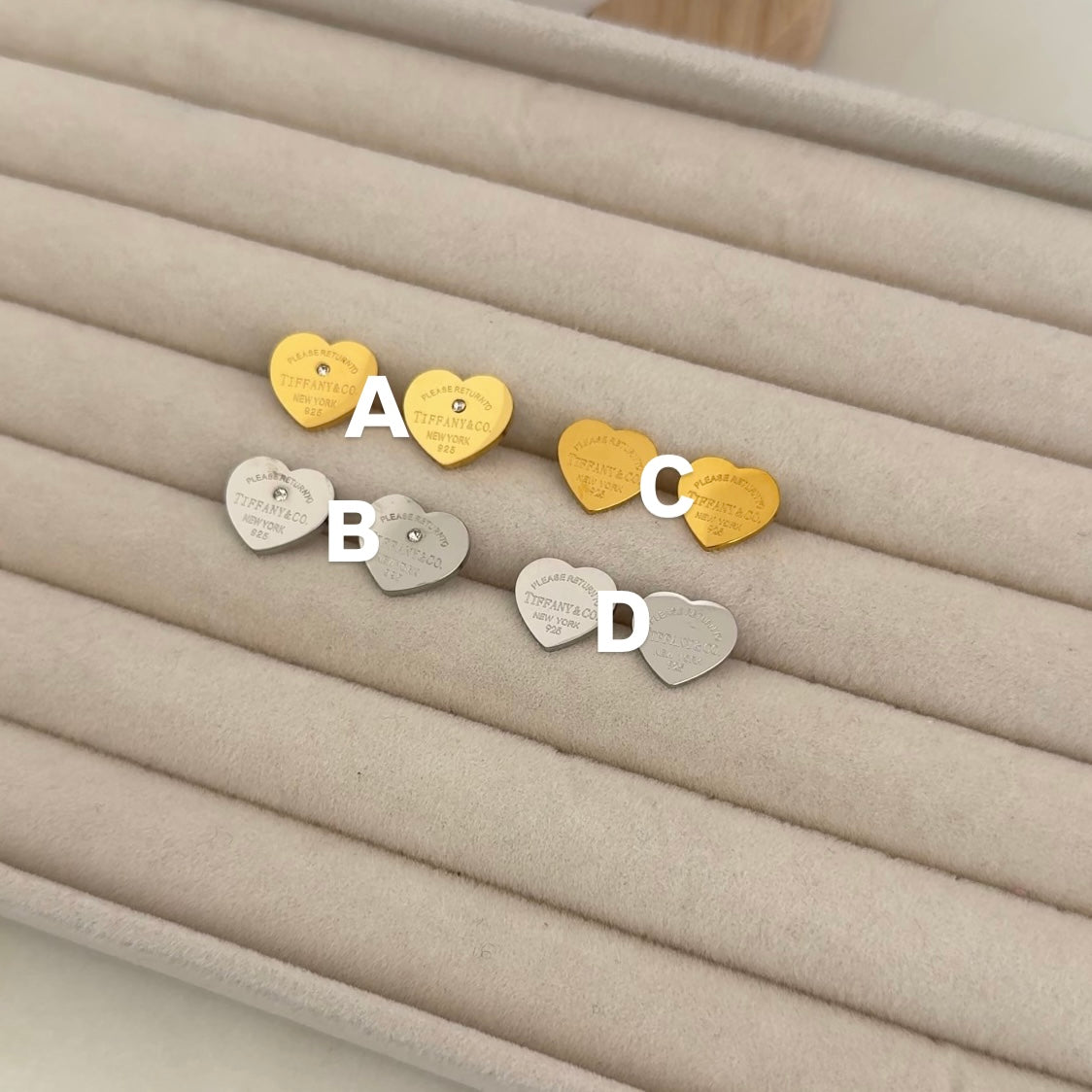 Small Heart Earrings