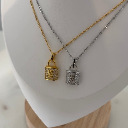 Dainty Lock Necklace