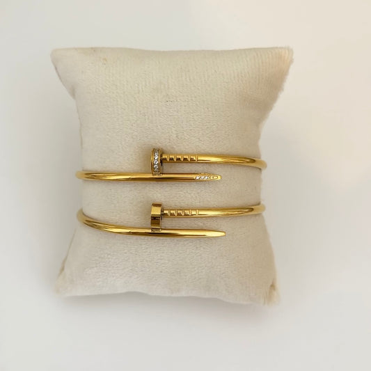 Thin Nail Bracelet