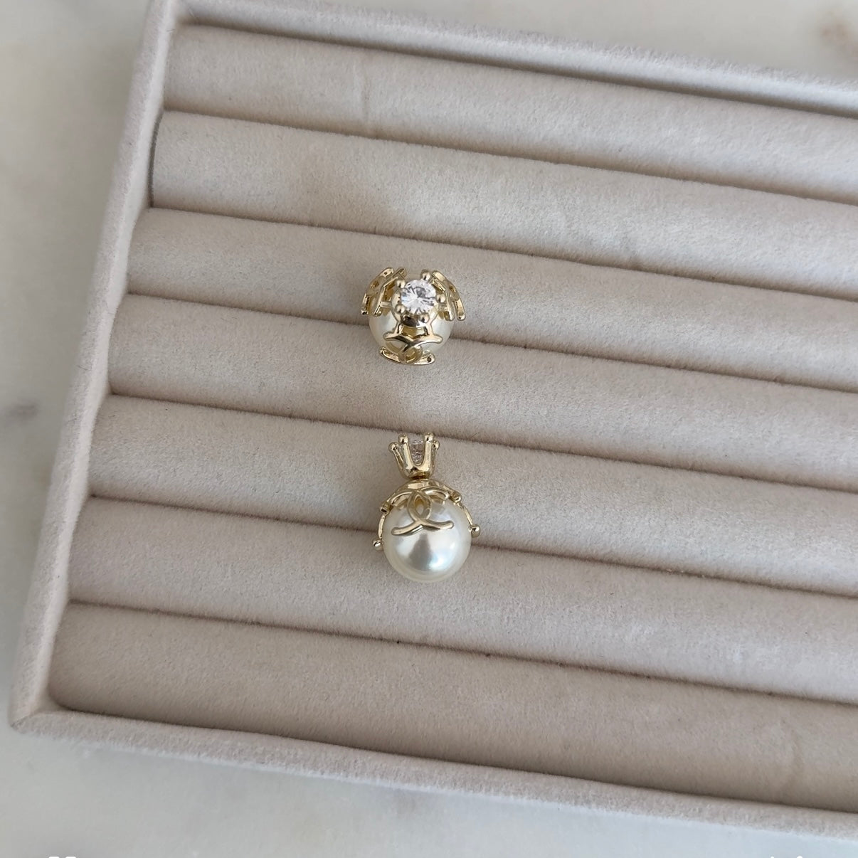 Pearl Stud Earrings