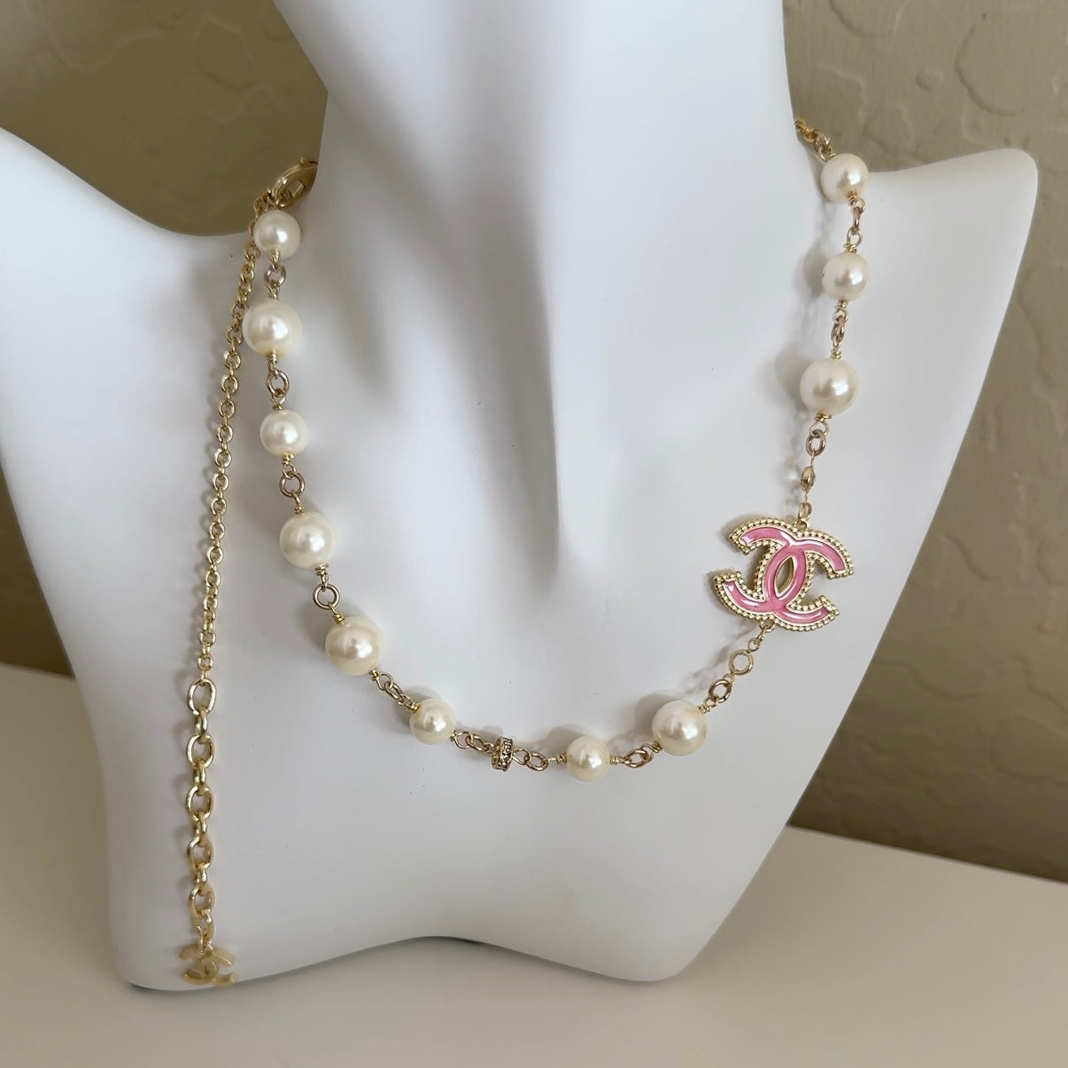 Pink Pearl Necklace