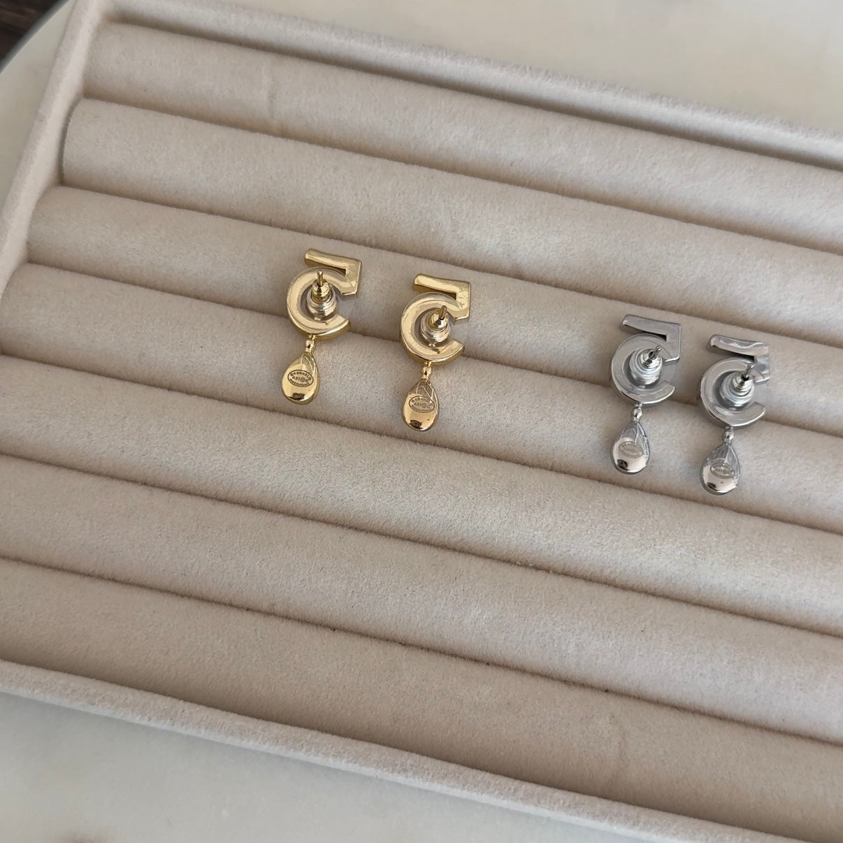Number 5 Earrings