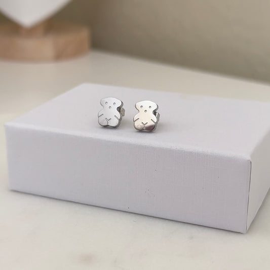 Bear Stud Earrings