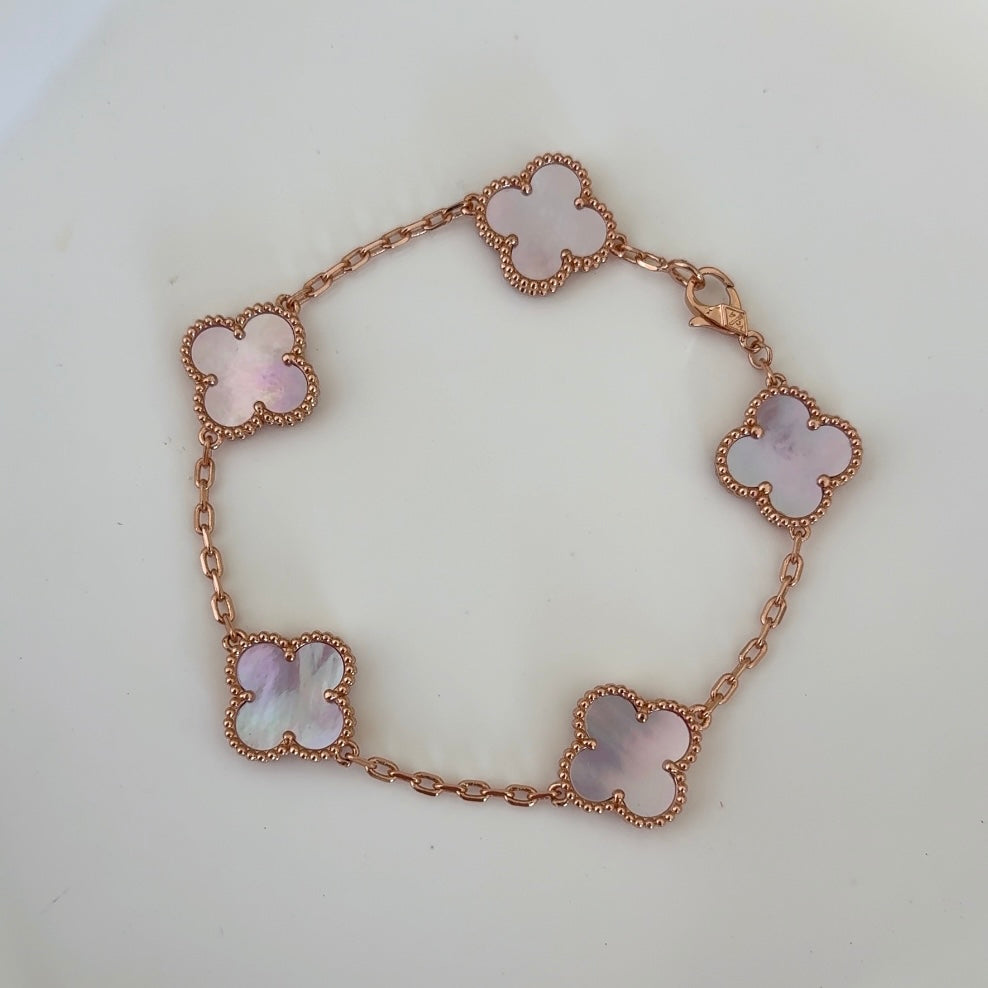 Lucky Bracelet Pink Rose Gold