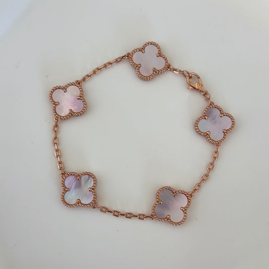 Lucky Bracelet Pink Rose Gold
