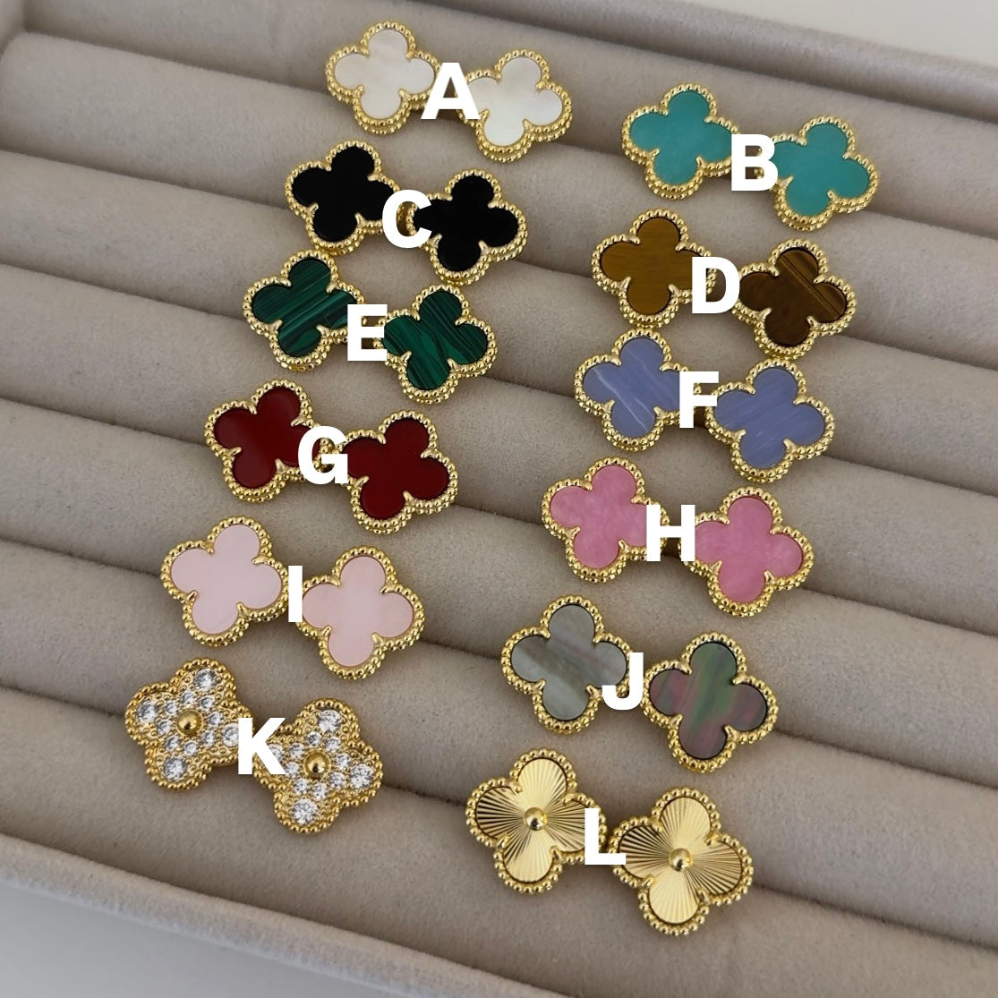 Lucky Earrings 14K Plated