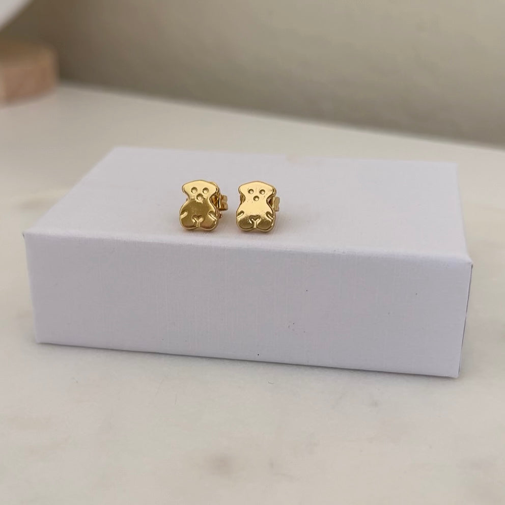 Bear Stud Earrings