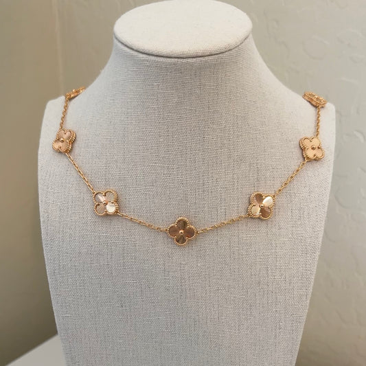 Lucky Necklace Rose Gold Plated